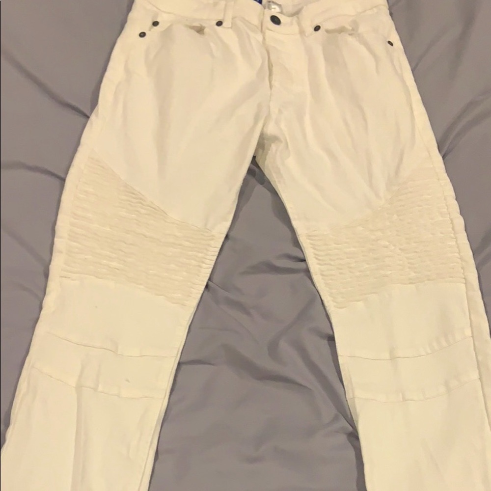 H&M all white jeans